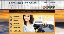 Desktop Screenshot of carolinaautosales.com